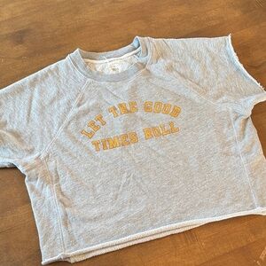 Billabong Gray Tee with Yellow Print